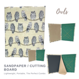 Owls Sandpaper Board – 4-in-1 Cutting Mat & Ironing Surface | Hobbycraft