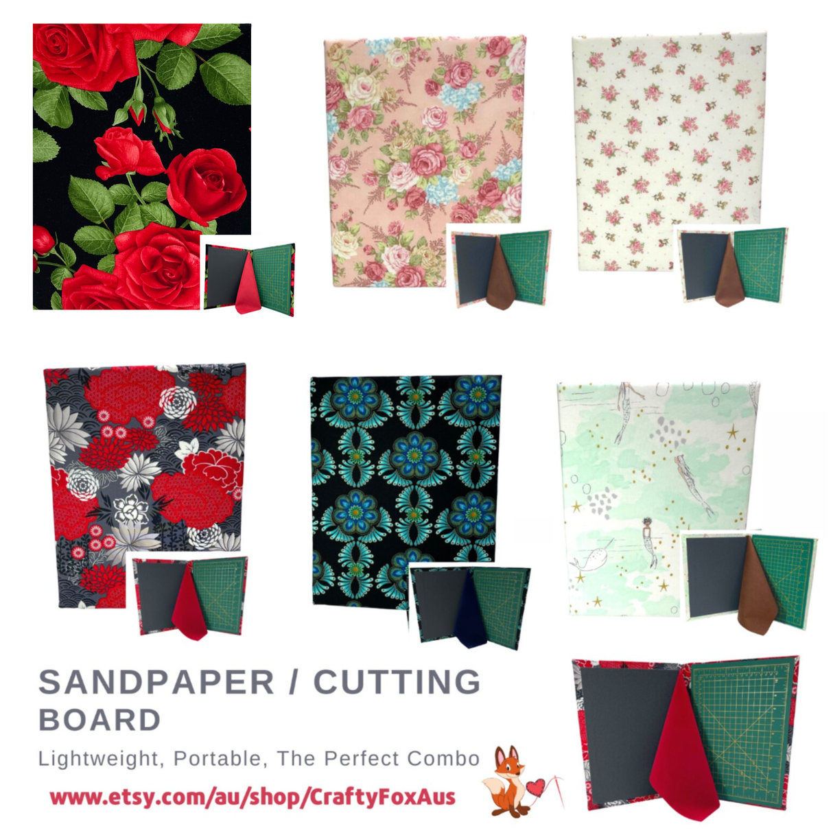 Orchid Sandpaper Board – 4-in-1 Cutting Mat & Ironing Surface | Hobbycraft
