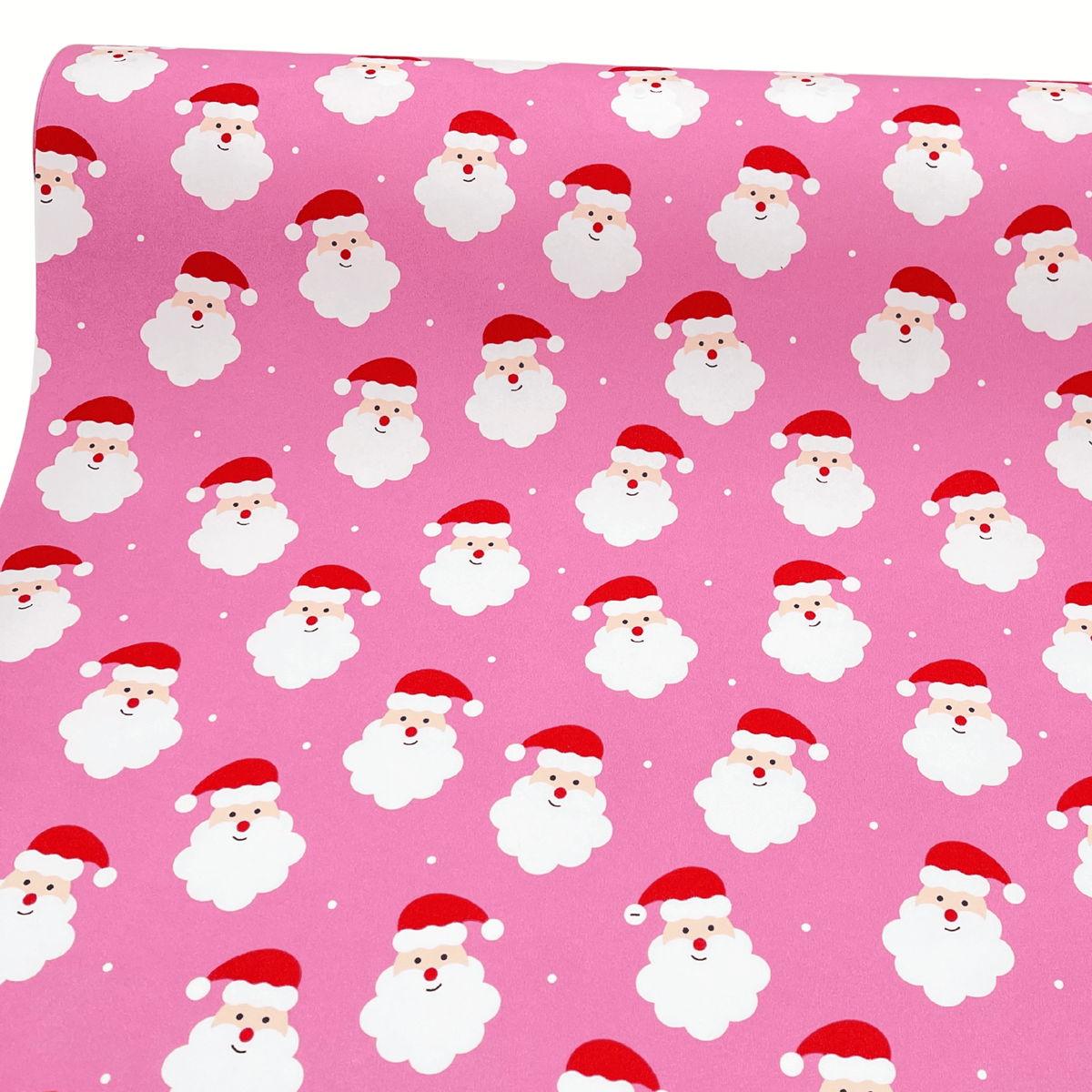 Santa Pink Gift Wrapping Paper – Pink Christmas Wrap