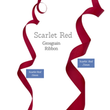 Scarlet Red Grosgrain Ribbon – 15mm or 25mm