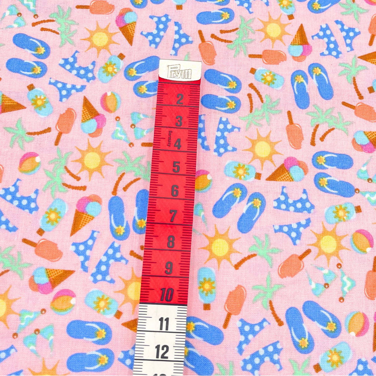 Summertime Pink – Jean Tia Fabrics – Cotton Quilting Fabric – MC-48288