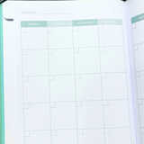 Undated Planner – 12 Month Hardcover Organiser with Gemstone Detail