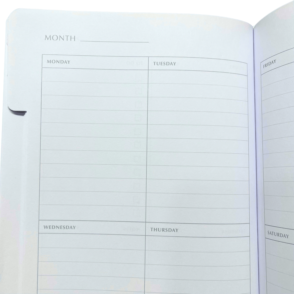 Undated Planner – 12 Month Hardcover Organiser with Gemstone Detail