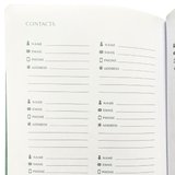 Undated Planner – 12 Month Hardcover Organiser with Gemstone Detail