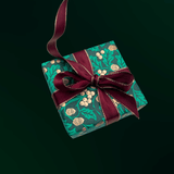 Xmas Harvest Green Gift Wrapping Paper – Acorn & Foliage Christmas Wrap