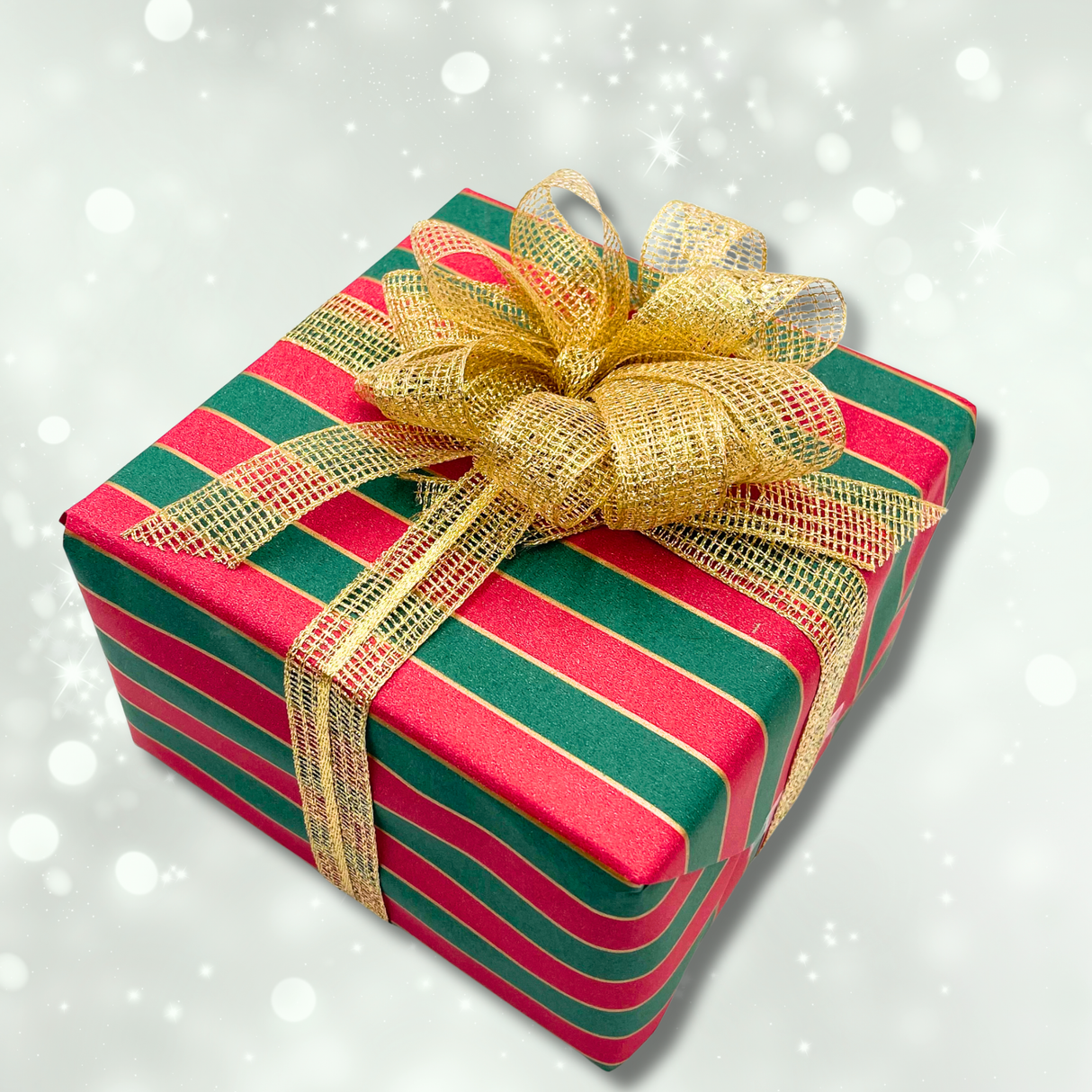 Nutcracker Stripe Gift Wrapping Paper – 80gsm, 60cm Wide | Festive Christmas Wrap