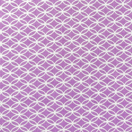 Geometric fabric, Chinoiserie Lilliana, Cotton Quilting Fabric, Michael Miller MM-CX7296-Lave