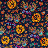 Boho Fabric Hands Love Fabric Springs Creative Latin Joy fabric 50cm SP14176
