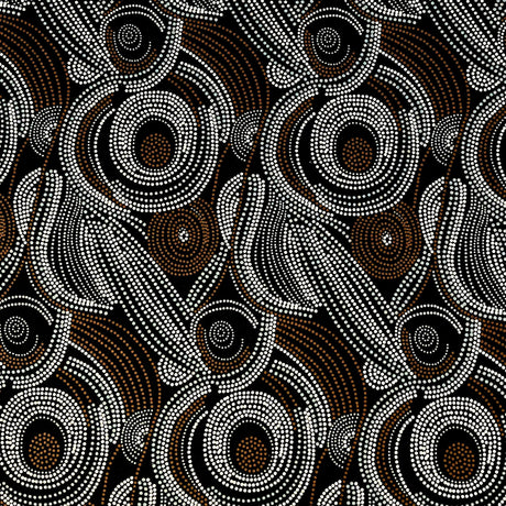 Aboriginal Amarina Australian Fabric - NX-11080-1