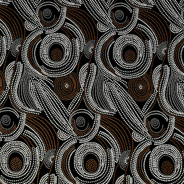 Aboriginal Amarina Australian Fabric - NX-11080-1