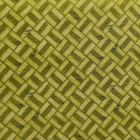 Mini Grid Cotton Moss fabric, Michael Miller Fabrics MM7803.Moss