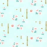 Rosemilk, Cotton Quilting Fabric floral Mint, Brambleberry Ridge Michael Miller Fabrics