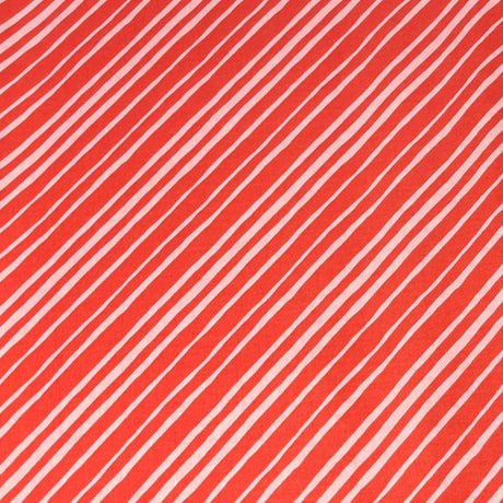 Everglades Fabric,  Coral Stripe, Take Flight, Cotton Quilting Fabric by Michael Miller Fabrics MM-DC7816.Cora