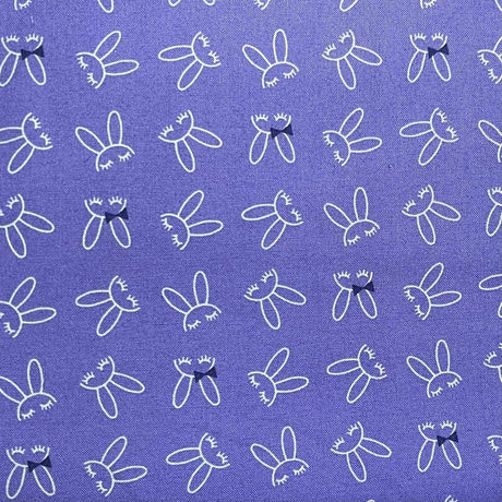 Bunny Fabric, Bowtie Wisteria, 50cm Michael Miller Fabric, Project Dovetail DC7419-Wisteria