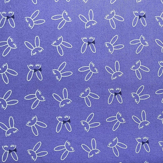 Bunny Fabric, Bowtie Wisteria, 50cm Michael Miller Fabric, Project Dovetail DC7419-Wisteria