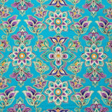 Paisley Moon Turquoise Fabric, 50cm Catching Dreams by Michael Miller Fabrics