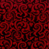 Swirls Red fabric Antique Carmen Cotton Quilting fabric by Kanvas Benartex Fabrics