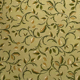 Leaf fabric Green Vines Carmen Quilting cotton fabric by Kanvas Benartex Fabrics