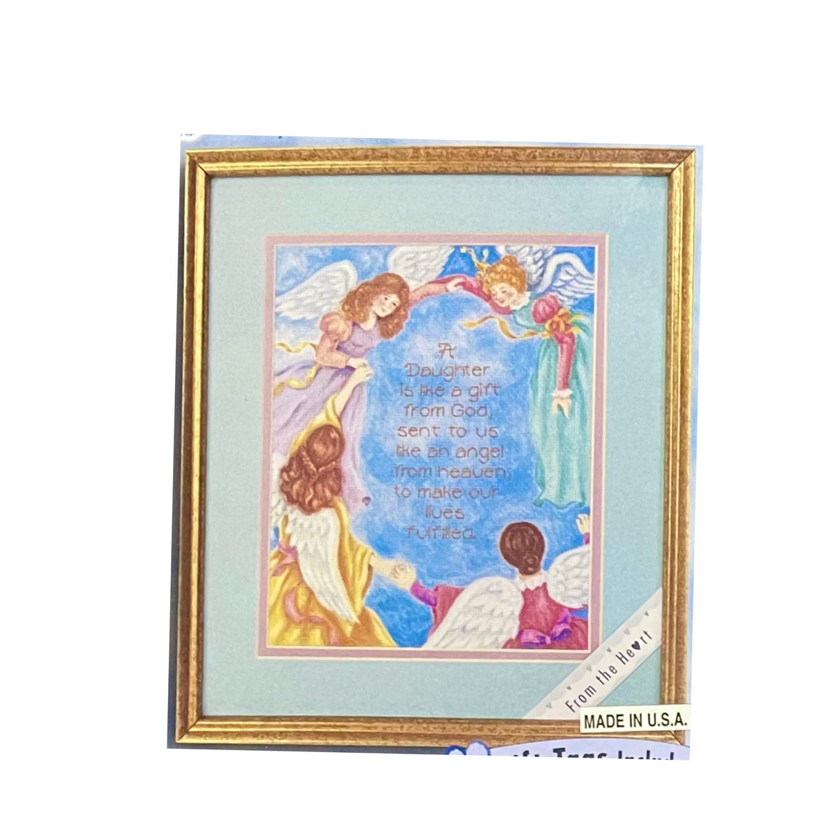 Cross Stitch Counted Daughter A Gift from Heaven Expressions Bucilla Kit - 42504
