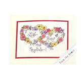 Cross Stitch Counted Kit Love Honor & Negotiate  Expressions Bucilla Kit - 42540