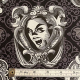 Haunted Skulls Cotton fabric Haunted Gallery Fabric Michael Miller 6635-Gray