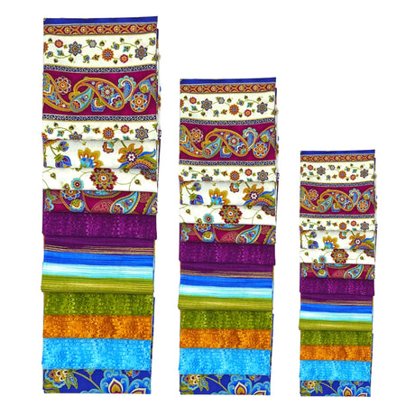 Fortuna Blender fabric 10 Fat Quarter Fabric Bundle Cotton Quilting Fabric Timeless Treasures