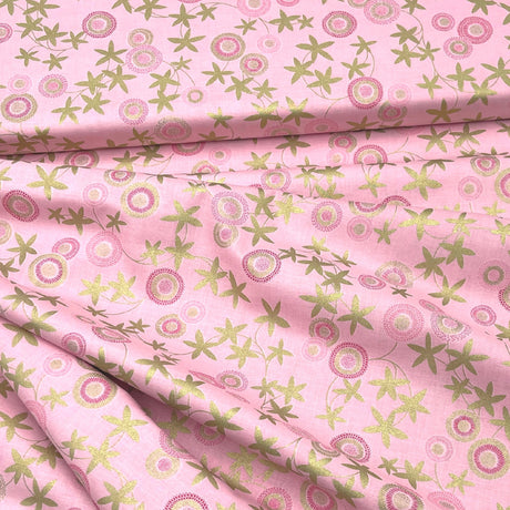 Japanese Maple fabric Sakura Greta Lynn Geisha Cotton Quilting fabric Benartex BT-CM6280