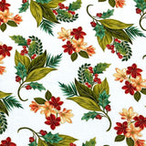 Christmas Splendor fabric Holly floral Cotton Quilting fabric Henry Glass HG8322M-44