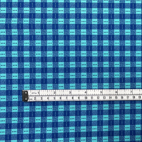 Checks 50cm Quilters Fabric Benartex