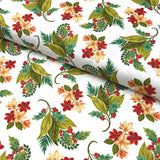 Christmas Splendor fabric Holly floral Cotton Quilting fabric Henry Glass HG8322M-44