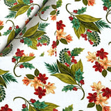 Christmas Splendor fabric Holly floral Cotton Quilting fabric Henry Glass HG8322M-44