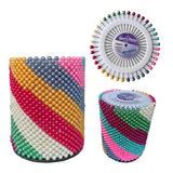 Pins Mixed Berry Pins, sewing notions, Wheel Pearlised head pins, Craft, Sewing Pins