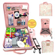 Sewing Organiser, Tote, Travel Carry-on, Pink Craft holdall, Mermaids Gift Box