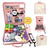 Sewing Organiser, Tote, Travel Carry-on, Pink Craft holdall, Mermaids Gift Box