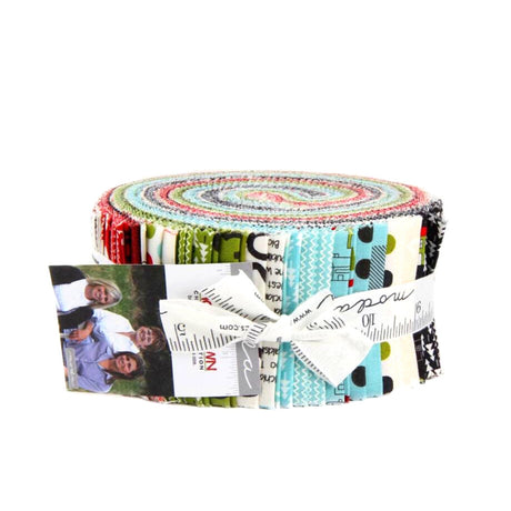 Moda Hometown Christmas Edition Jelly Roll by Sweetwater M5660JR