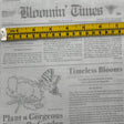 Vintage Newspaper fabric Mist Newsprint Bloomin Times Quilting Cotton fabric DC7820-Mist