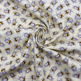 Bunnies by the Bay Quilting fabric, Bunnies Bees, Timeless Treasure (Cotton Fabric) C6455