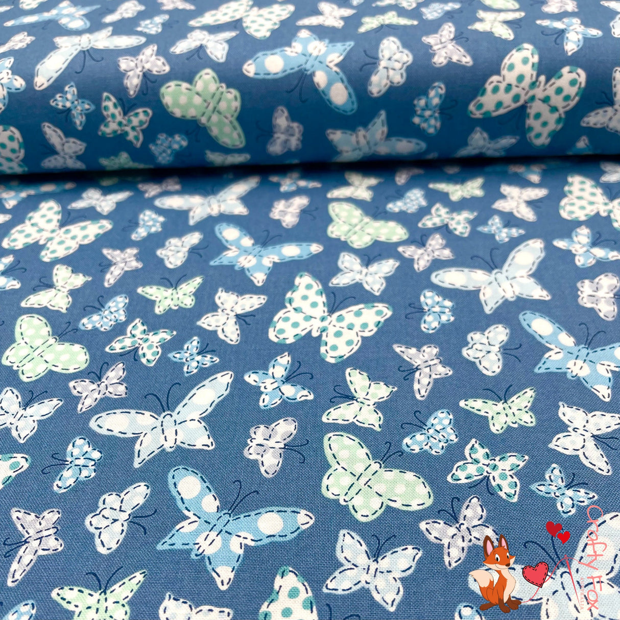 Butterfly Folly Fabric, Wedge, Quilting Cotton Fabric, Michael Miller DC7373-Wedg