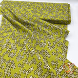 Sakura Japanese fabric, Lime green Diamonds, Geisha, Cotton Quilting fabric Benartex BT6277.44