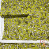 Sakura Japanese fabric, Lime green Diamonds, Geisha, Cotton Quilting fabric Benartex BT6277.44