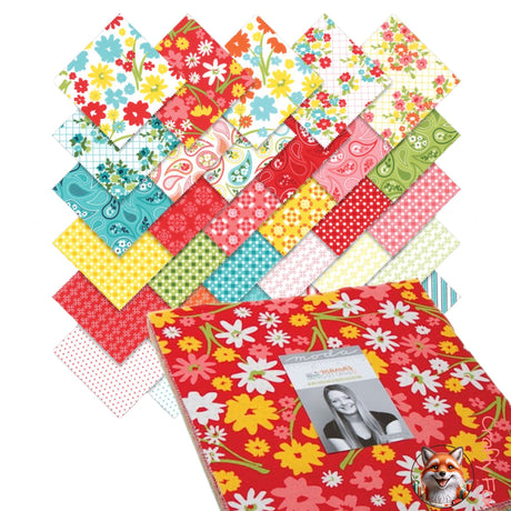 Mama&#39;s Cottage Layer Cake, Cotton fabric by April Rosenthal for Moda Fabrics