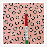 Tape Measure in centimetres showing circles of fabric