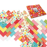 an array of all 42 fabric pieces with pack