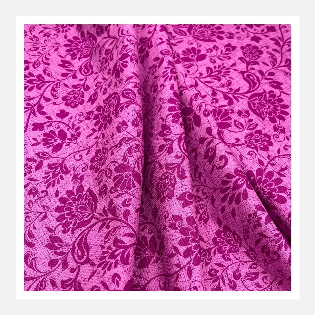 Kayla Peony Cotton Quilting Fabric – Berry Blast by Lily Ashbury | Michael Miller