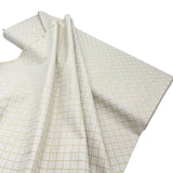 White Geometric Diamonds Tone on Tone Fabric by SewTrade - Top Quality Quilting Cotton | MC47727W.T