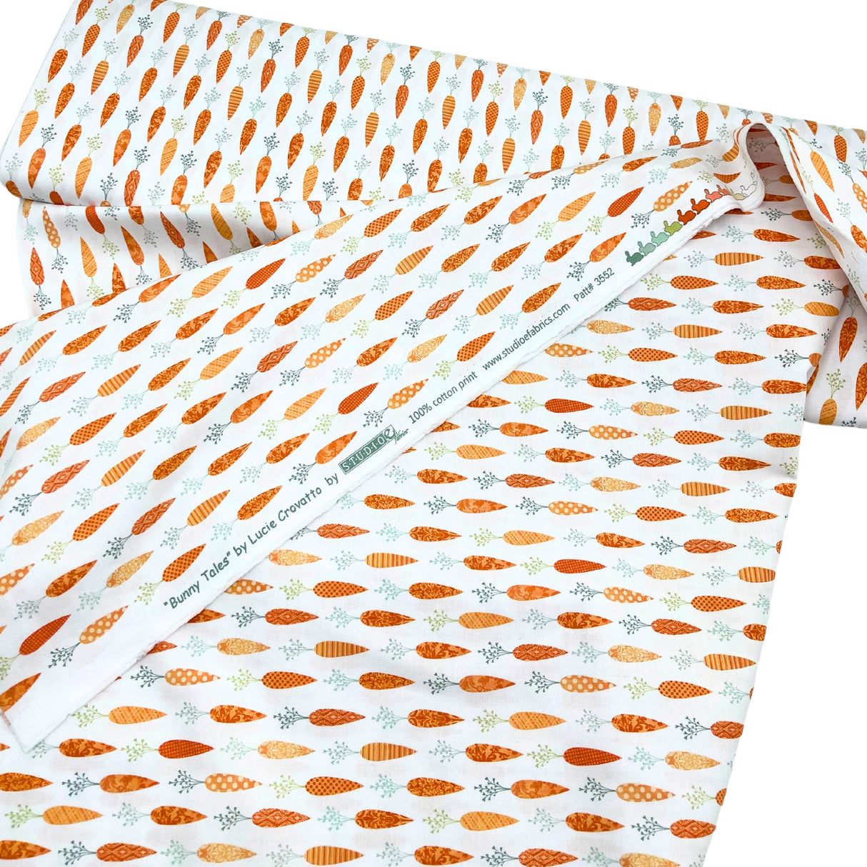 Bunny Tales Fabric by Lucie Crovatto, StudioE Cotton Quilting, SE3552.1