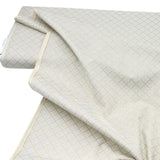 fold of Tone on Tone fabric, white on tea stain