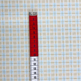 Peaceful Garden Lattice Fabric in Taupe & Blue by Mary Jane Carey | Henry Glass Quilting Fabric