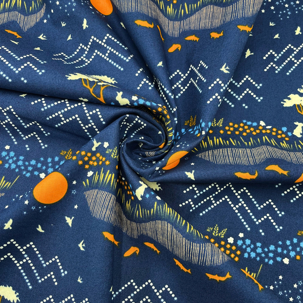 Swirl of fabric