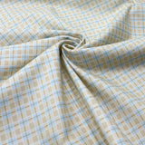 Peaceful Garden Lattice Fabric in Taupe & Blue by Mary Jane Carey | Henry Glass Quilting Fabric